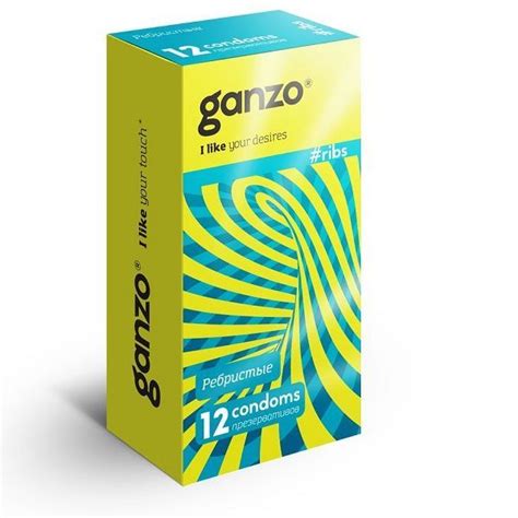 Презервативы с ребристой структурой Ganzo Ribs - 12 шт. - купить с ...
