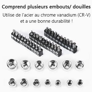 ACMOUNT Caisse a Outil Malette Outils 140 Pièces Boite a Outils