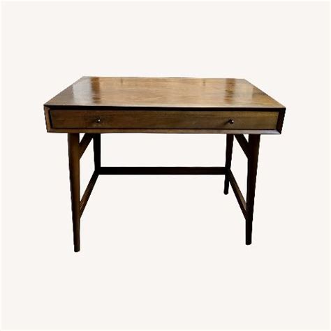 AllModern Solid Wood Mid-Century Desk - AptDeco