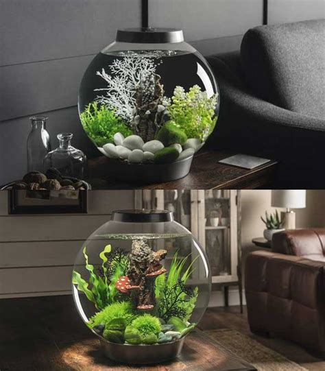 Biorb Classic Led Spherical Aquarium Silver Compact Tabletop