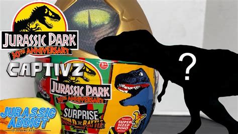 Jurassic Park 30th Anniversary Captivz Jumbo Egg Review Youtube