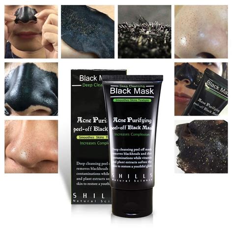 Shills Deep Cleansing Purifying Peel Off Black Mud Facail Face Mask New