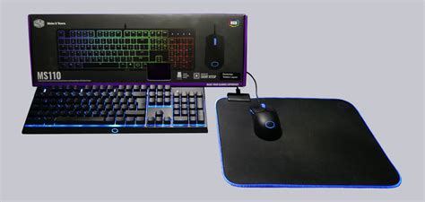 Cooler Master MS110 Combo Review Layout, design and features