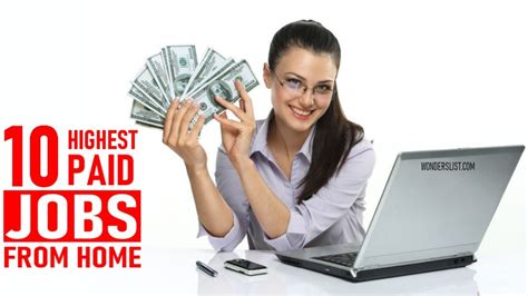 Top 10 Highest Paying Jobs From Home Wonderslist