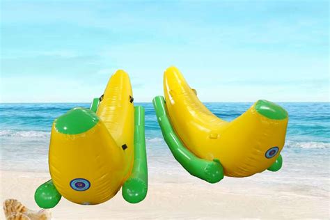 Wt016 Inflatable Water Floating Banana Boat For Saleinflatable Bouncers