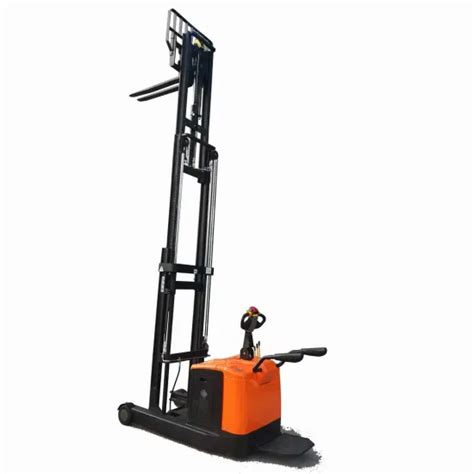 Ton Kg Cqd Stand On Electric Reach Stacker Truck Battery Pallet