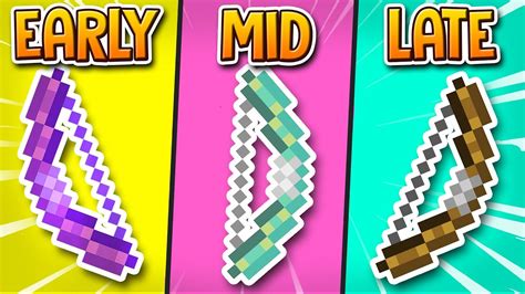 HYPIXEL SKYBLOCK The BEST Bows For EARLY MID LATE Game YouTube