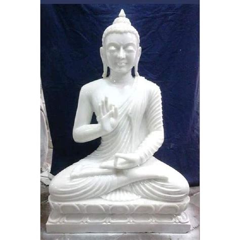 White Marble Lord Buddha Statue Temple At Rs In Jaipur Id