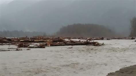 Flood In Hope Bc Nov Coquihalla River Fraser River Flood