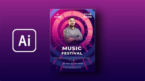 How To Make Music Festival Poster Flyer In Adobe Illustrator