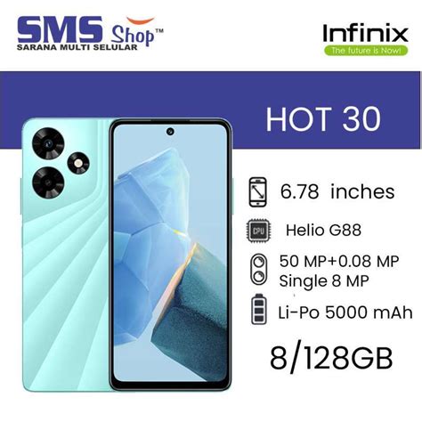 Jual Infinix Hot 30 8 128gb Garansi Resmi Di Seller Sms Shop Semarang Official Store Wonodri
