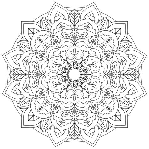 Mandala Monday Free Colouring In Design Mandala Coloring Pages