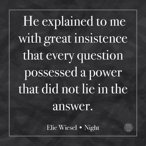 Words Wednesday: Elie Wiesel | Books on the Wall