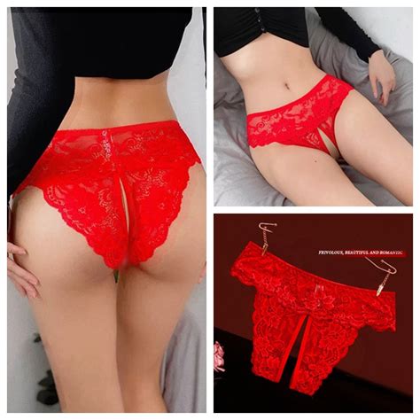 Jual Celana Dalam Wanita Ukuran Jumbo Seksi Transparan Open Crotch Panties Lembut Lingerie Sexy