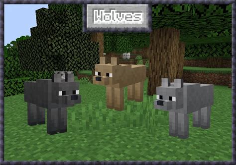 Cybers Wonderful Wolves Minecraft Texture Pack