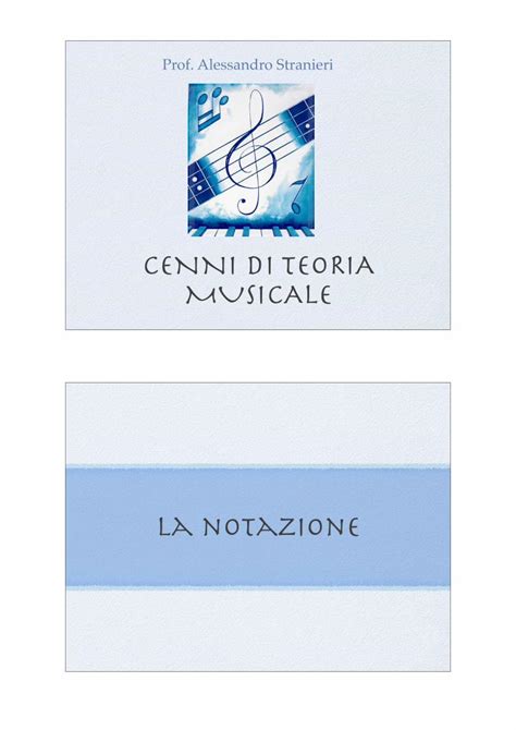 Pdf Cenni Teoria Musicale Pdf Dokumen Tips