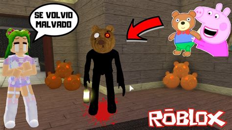 Nos Convertimos En El Oso Malvado De Peppa Pigroblox Piggy Skin