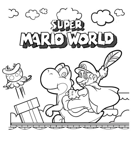 Mario Bros Para Pintar 8