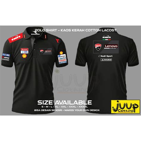 Jual KAOS KERAH BAJU POLOSHIRT PRIA DUCATI MONSTER ENERGY BEST QUQLITY