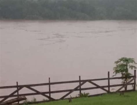 El Soberbio en alerta por una nueva crecida del río Uruguay