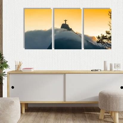 Quadro Decorativo Cristo Redentor Shopee Brasil