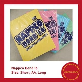 Nappco Bond Paper Sub Gsm Colored Bond Pcs Per Ream Short