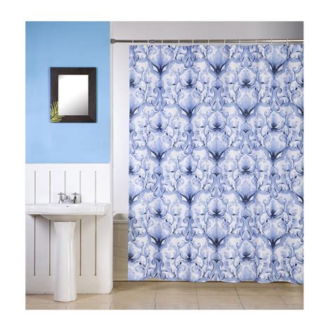 Cortina para baño de tela 70 x 70 pulg