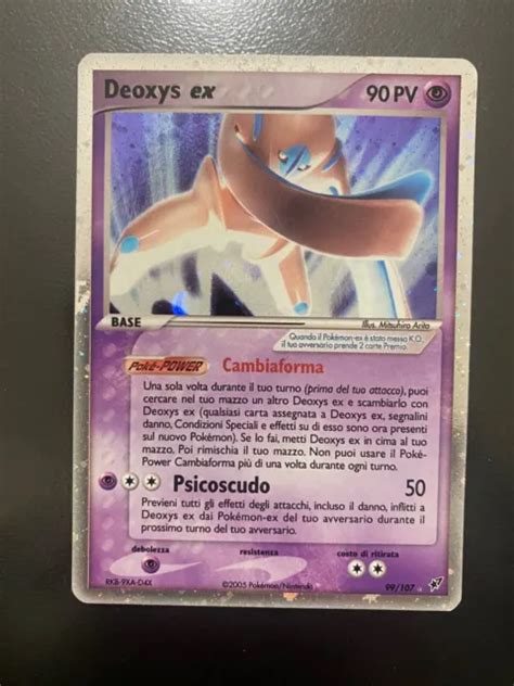 Carta Pok Mon Deoxys Ex Ex Deoxys Ultra Rara Dx Eur