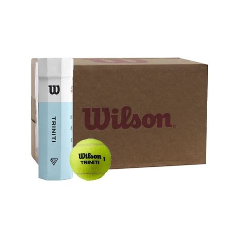 WILSON TRINITI BAL 18 x 4 ST Tennisballen kopen bij Rojo Racketsports