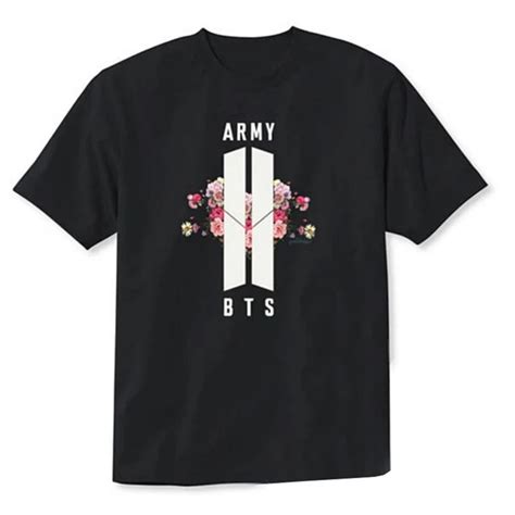 Funny T shirt Woman Black Fashion Tshirt Women Brand ARMY BTS Printed ...