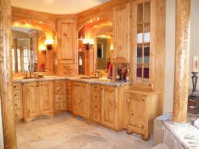 Revive Your Bathroom With Old Knotty Pine Kitchen Cabinets