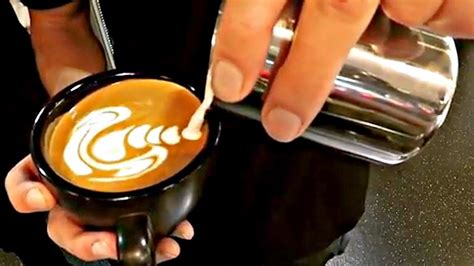 The Worlds Most Satisfying Barista Latte Art Training Compilation