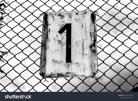 Number One Old Board Stock Photo 1255432309 Shutterstock