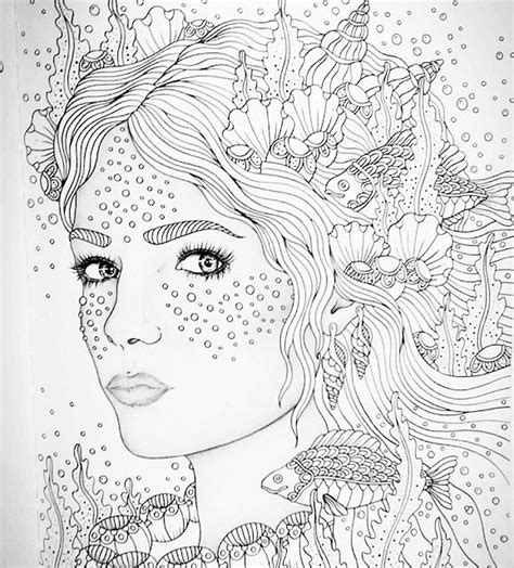 Pin By Merche Mayorga On Mujeres Pintar Adult Coloring Inspiration