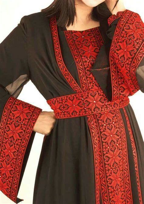 Palestinian Embroidery Thoub Palestinian Embroidery Dress Abayas