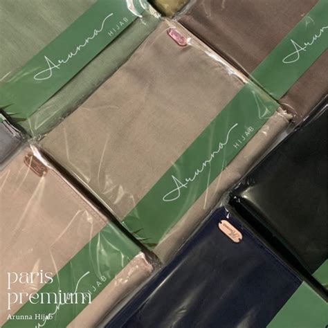 Jual Hijab Paris Jadul Logo Akrilik Nude Colour Shopee Indonesia