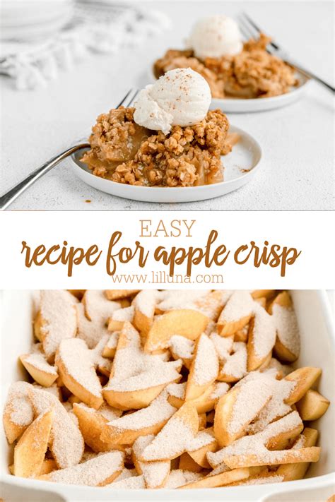 Recipe For Apple Crisp { Video} Lil Luna