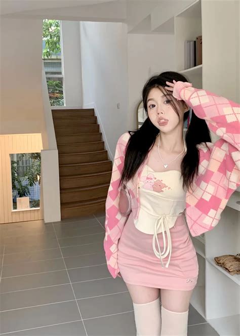 Sweet Hot Pink Three Piece Set