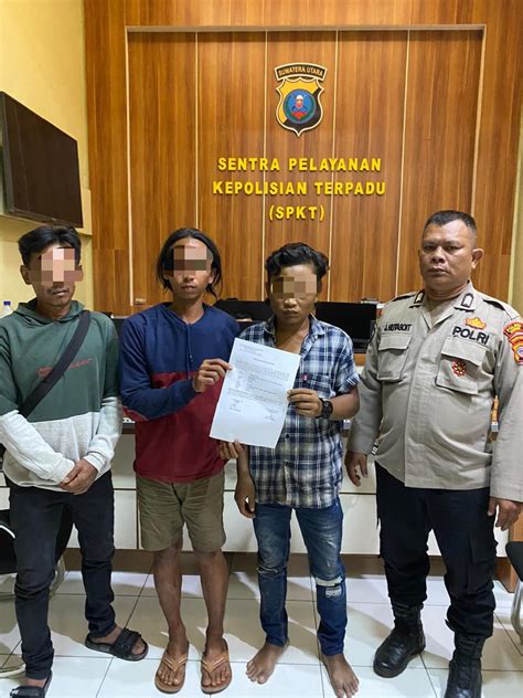 SPKT Polres Samosir Tangani Dugaan Tindak Pidana Pencurian Yang