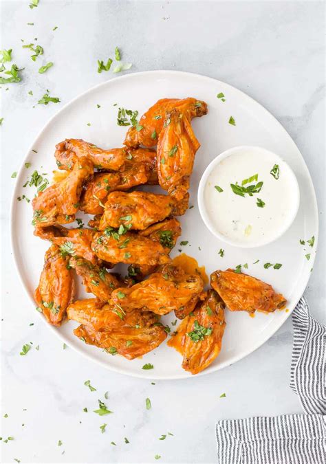 The Best Air Fryer Buffalo Wings | Joyful Healthy Eats