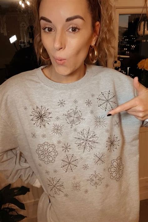 RED Rude Nude Snowflakes Christmas Jumper Vulvas Boobs Etsy