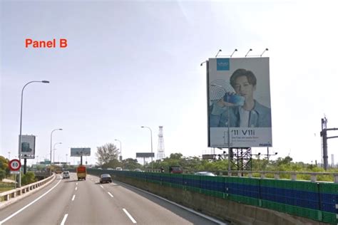 Firstboard 2 Sided Vertical Unipole Billboard At Penang 1st Bridge