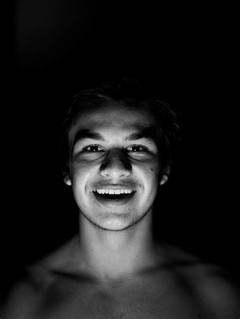 HD wallpaper: grayscale photography of smiling man, smile, face, person, human | Wallpaper Flare