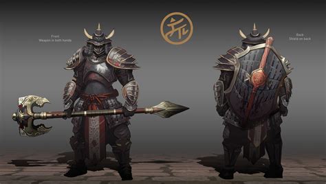 Samurai Concept Art Character Design Japanese Samurai Knight