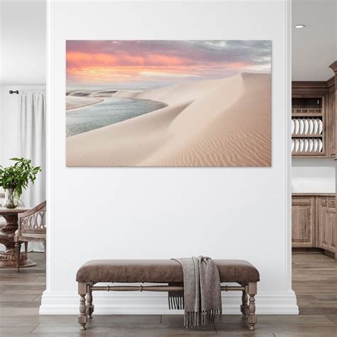 Quadro Decorativo Tela Canvas Paisagem Lencois Maranhense X Cm