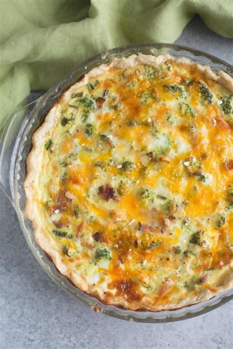 Broccoli Cheese Quiche Tastes Better From Scratch