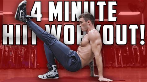 HIIT Workout Plan | Burn Calories in 4 Minutes - V Shred