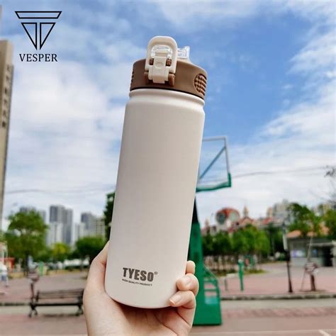 Jual Original Product Tyeso Thermos Tumbler With Nozzle Straw High