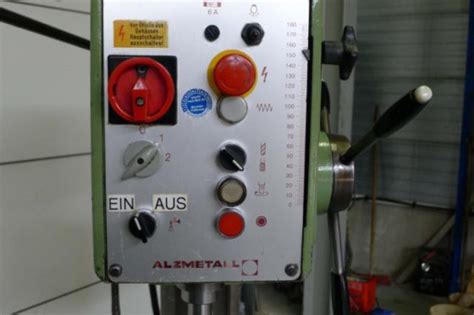 Alzmetall Hochleistungs Saulenbohrmaschine Alzmetal Pillar Drill Used