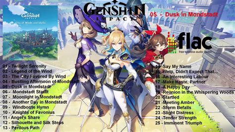 Genshin Impact City Of Winds And Idylls Original Game Soundtrack Disc 1